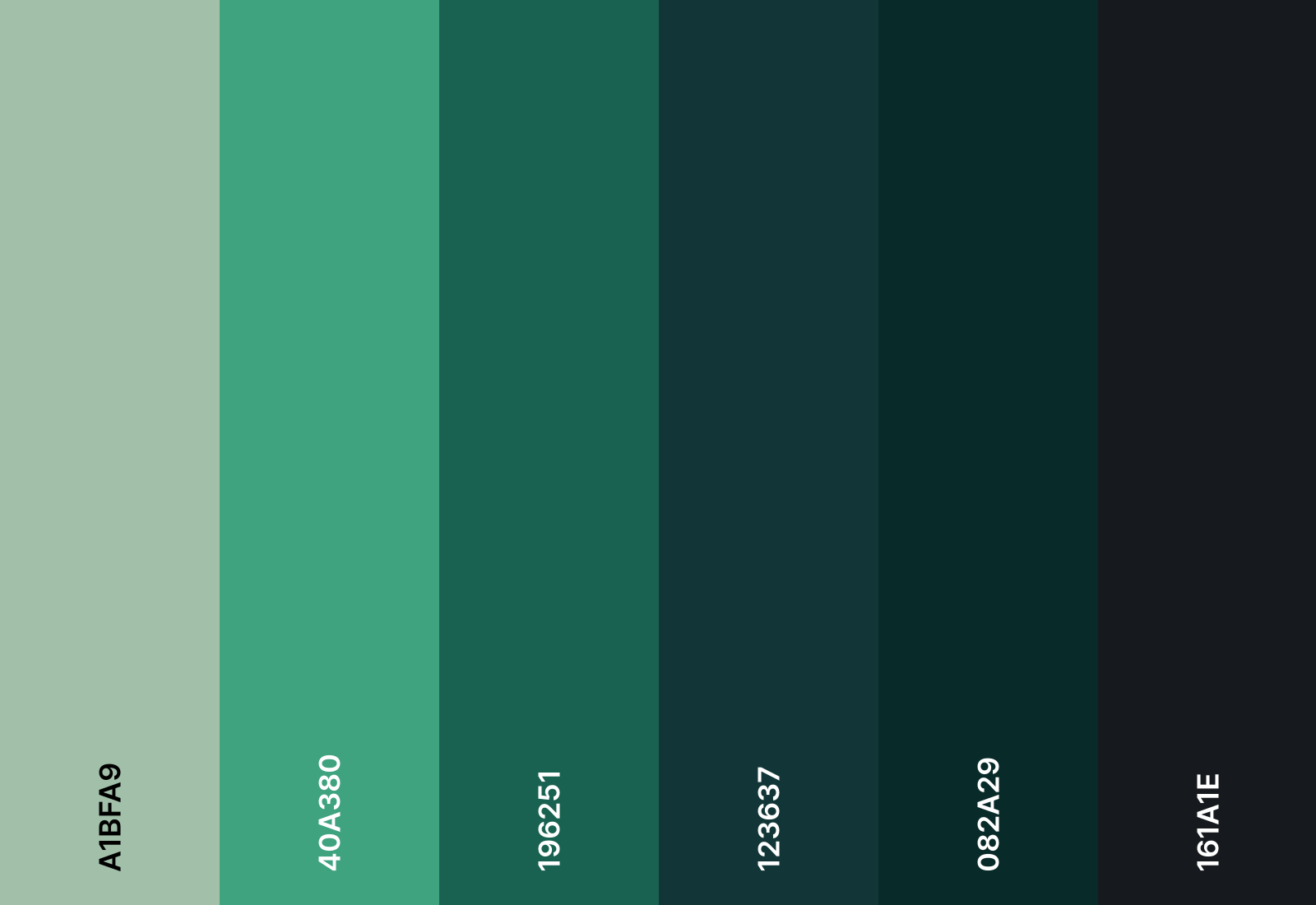 Colors for the UI / Frontend design
